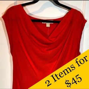 ✨Grenadine Michael Kors Medium Short Sleeve Top